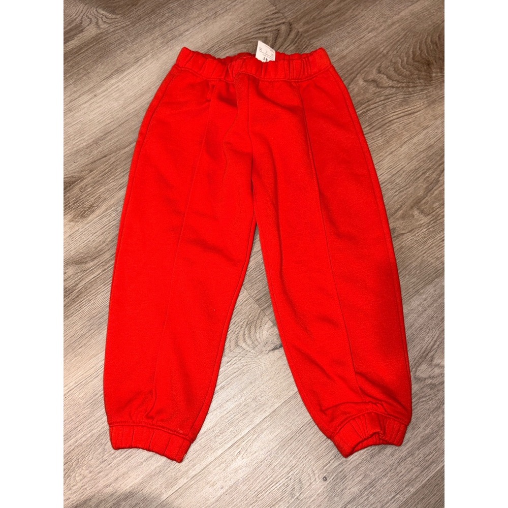 Cat & Jack Toddler Boys Red Pintuck Jogger Sweatpants Size 4T NWT